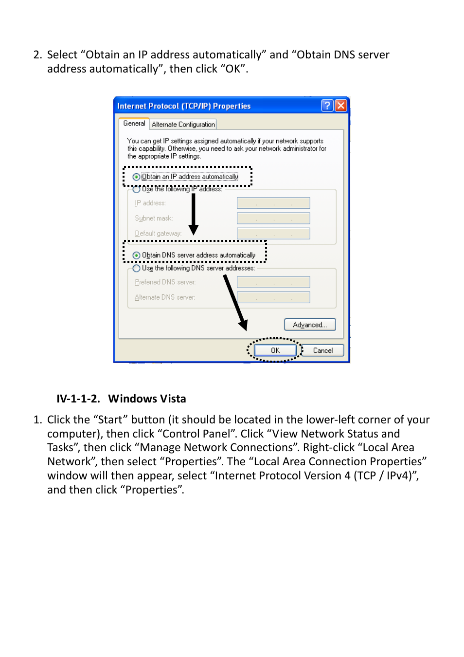 Iv-1-1-2, Windows vista | Edimax Technology CV-7428nS User Manual | Page 35 / 67