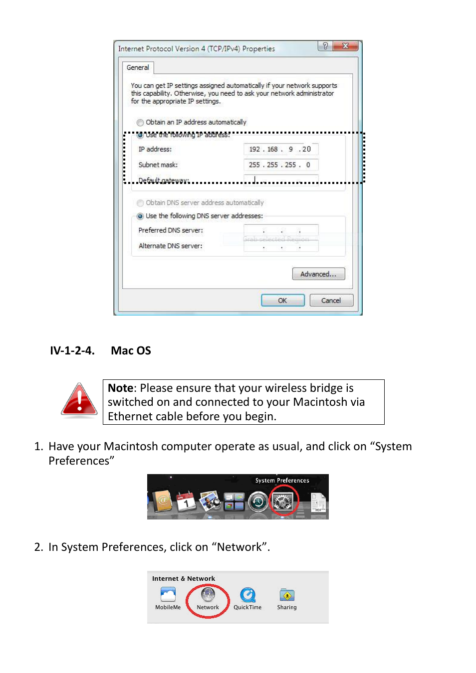 Iv-1-2-4. mac os, Step 5 (mac) | Edimax Technology CV-7428nS User Manual | Page 49 / 67