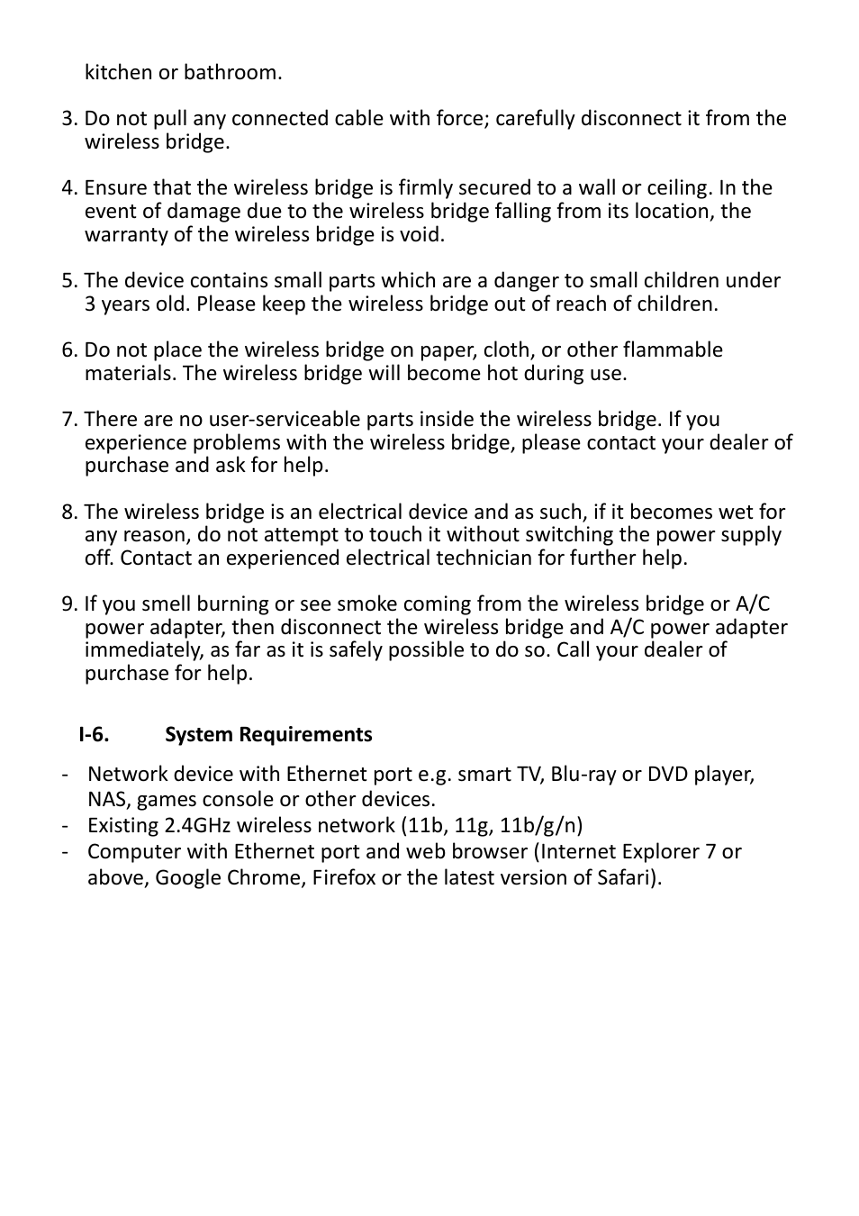 I-6. system requirements | Edimax Technology CV-7428nS User Manual | Page 7 / 67