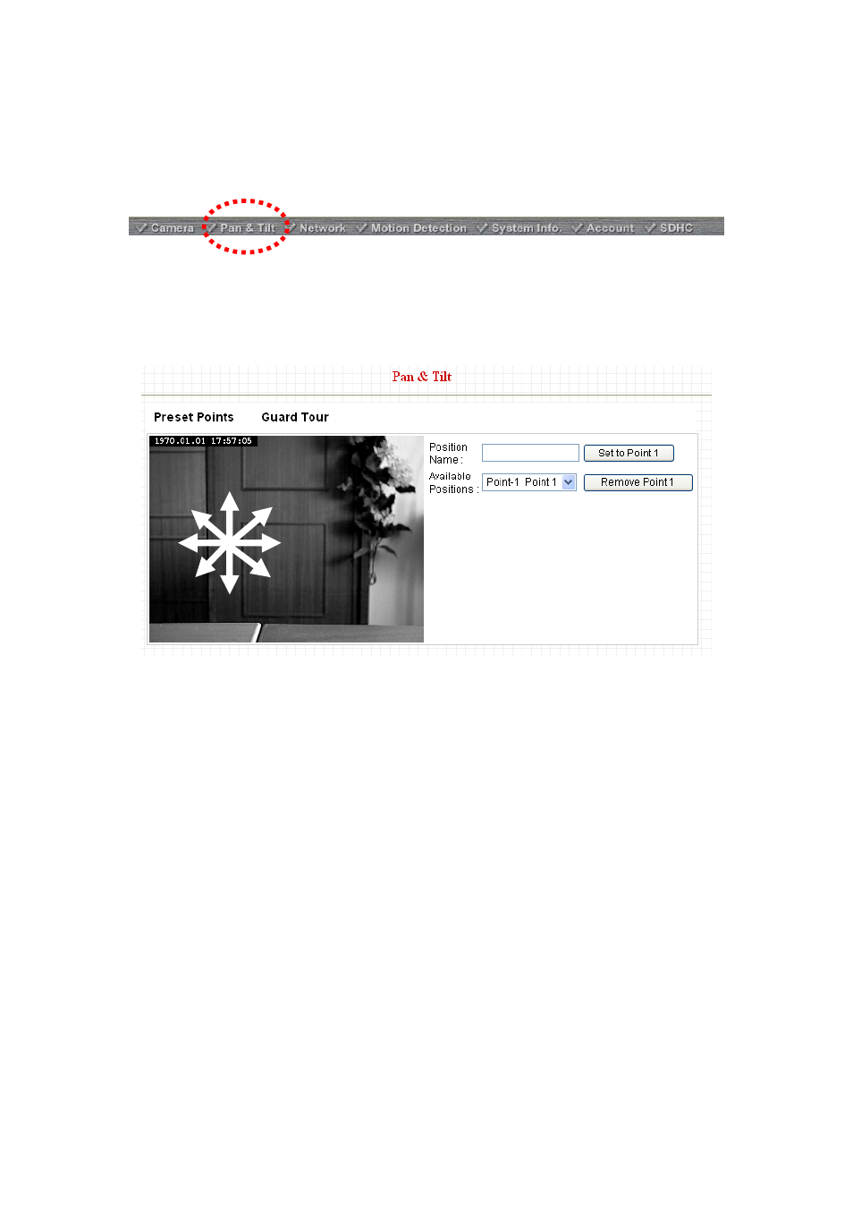 2 pan and tilt, 1 preset points | Edimax Technology IC-7000PTn V2 User Manual | Page 17 / 70