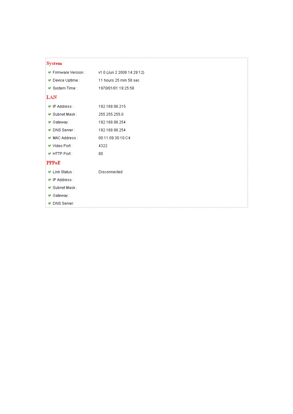 4 status | Edimax Technology IC-7000PTn V2 User Manual | Page 39 / 70