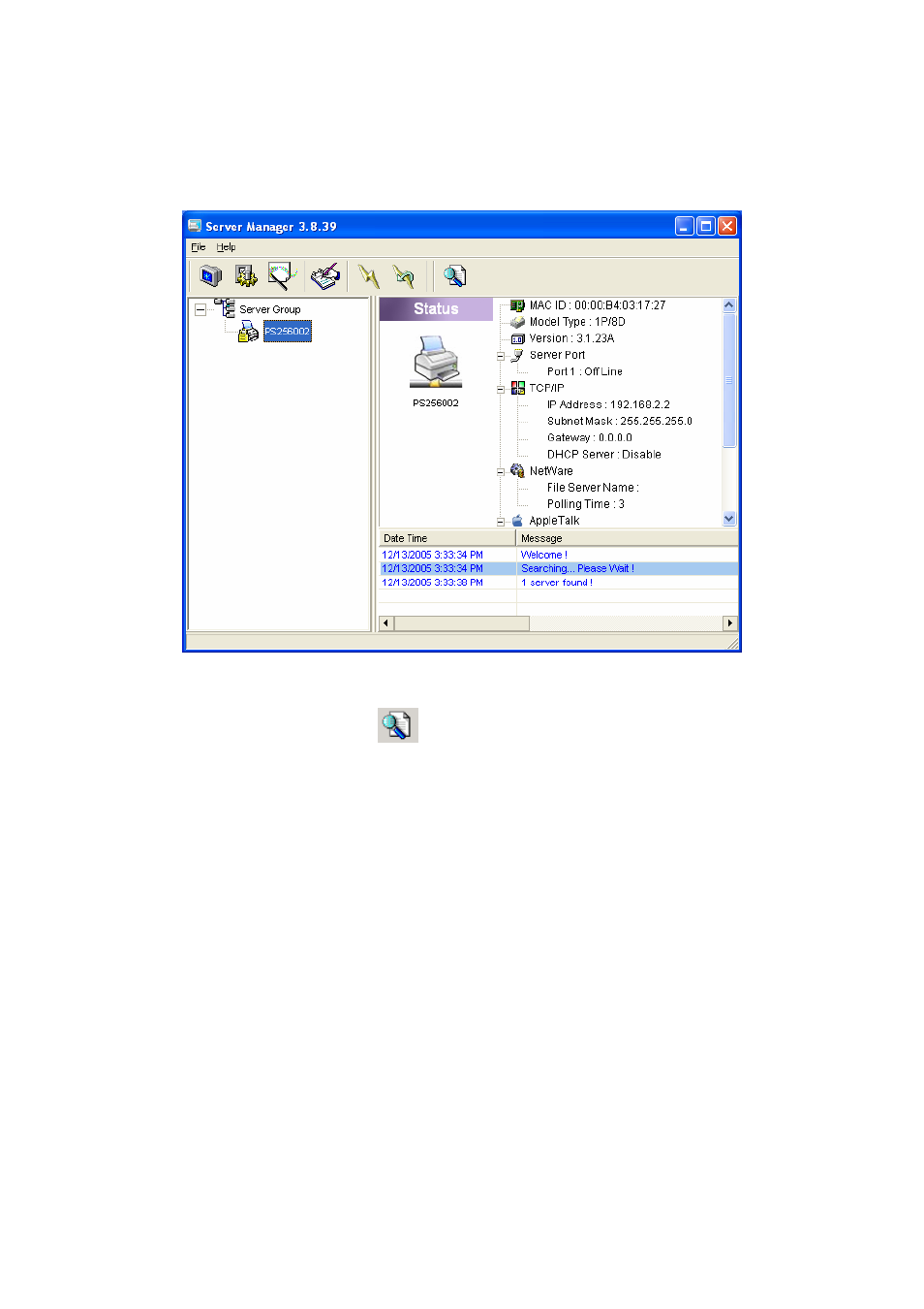 2 search for all available print server | Edimax Technology PS-1210Un User Manual | Page 70 / 159