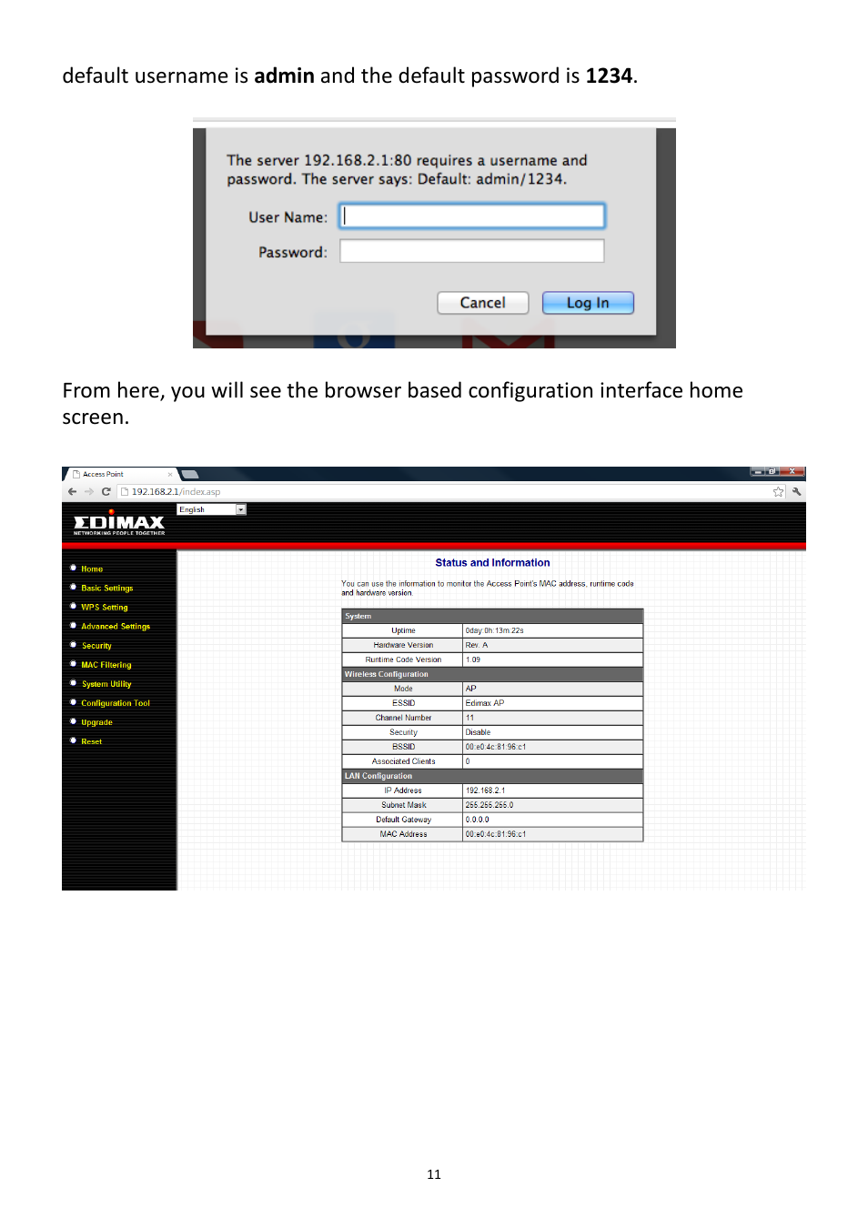 Edimax Technology EW-7228APn User Manual | Page 11 / 91
