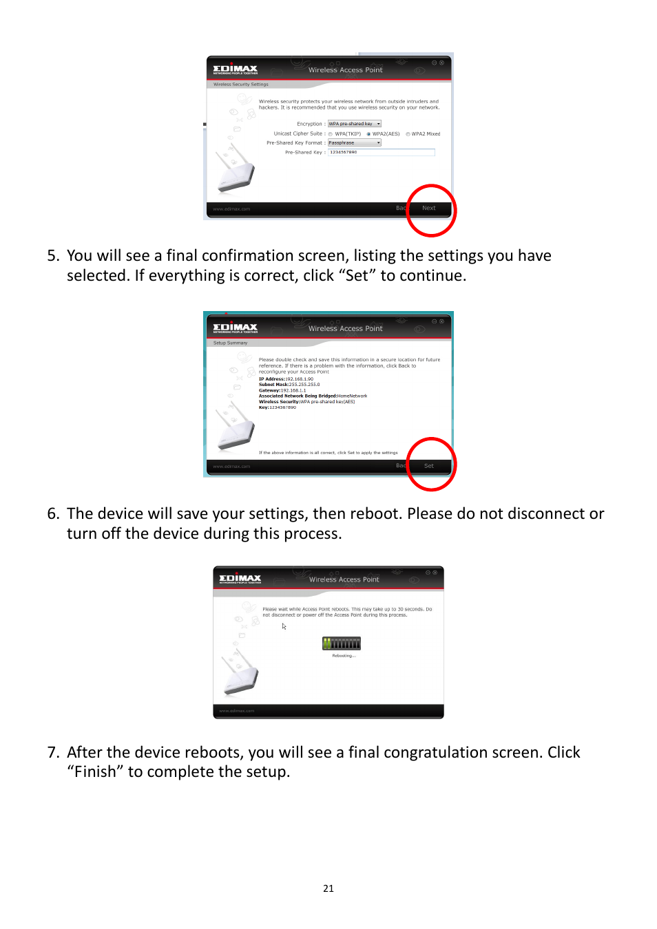 Edimax Technology EW-7228APn User Manual | Page 21 / 91
