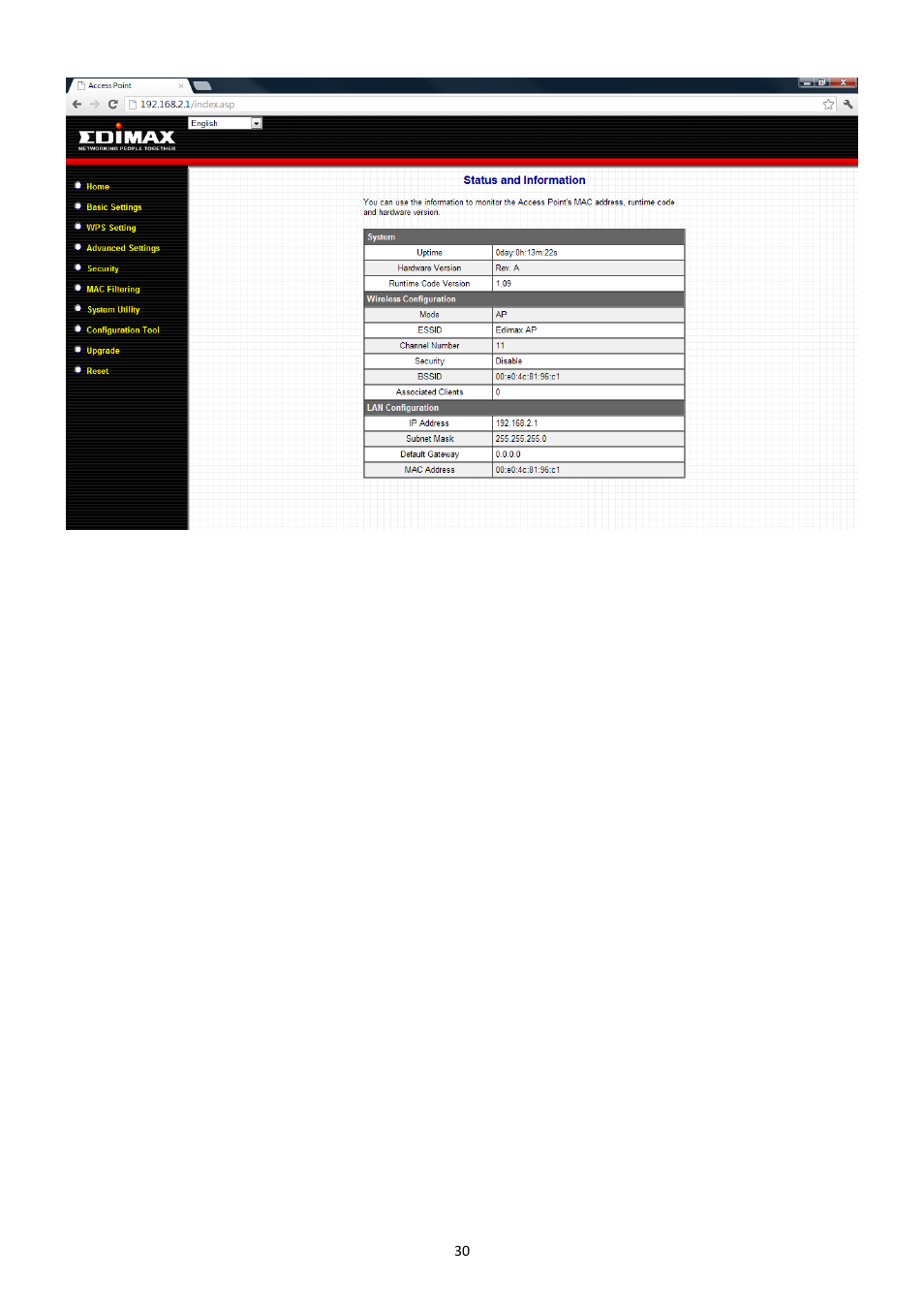 Edimax Technology EW-7228APn User Manual | Page 30 / 91