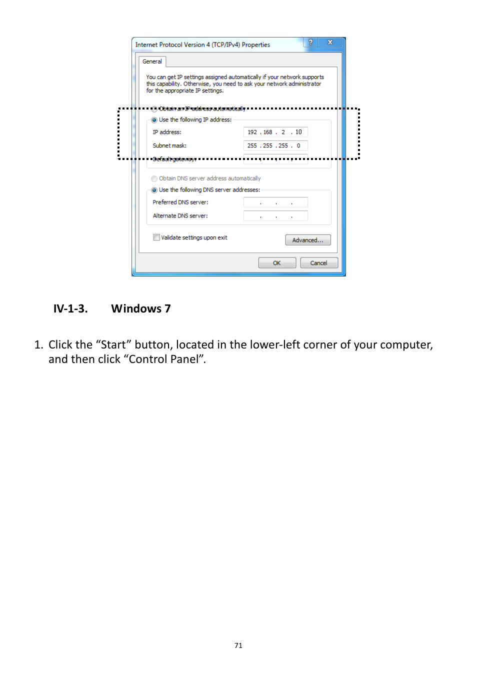 Iv-1-3. windows 7 | Edimax Technology EW-7228APn User Manual | Page 71 / 91