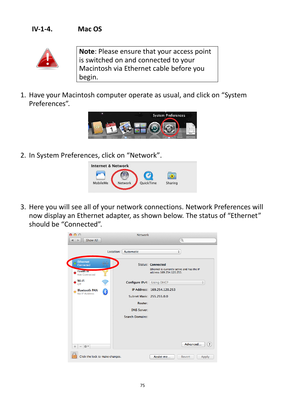 Iv-1-4. mac os | Edimax Technology EW-7228APn User Manual | Page 75 / 91