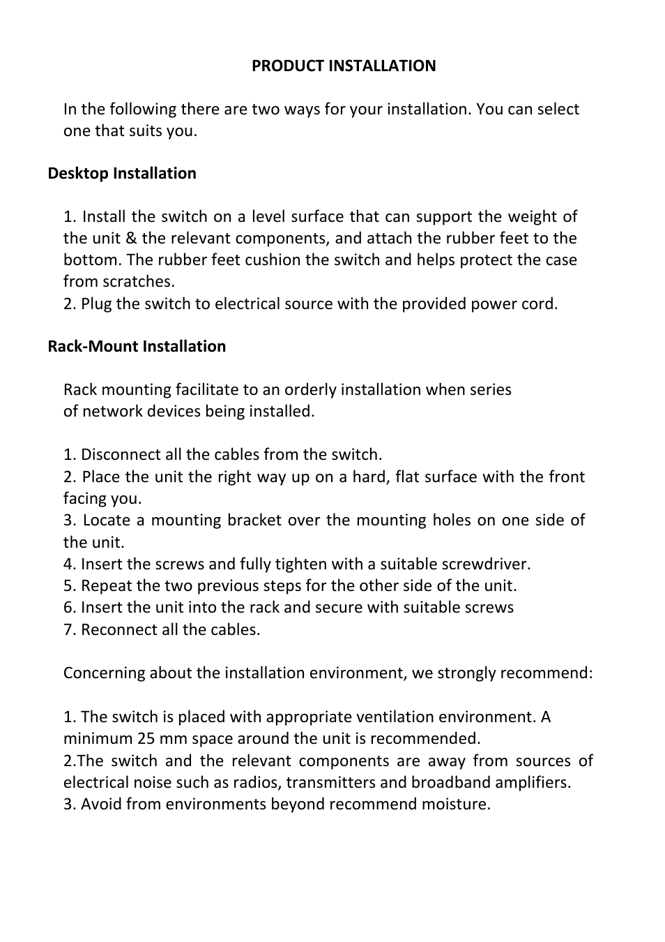 Edimax Technology GS-1026 User Manual | Page 5 / 6