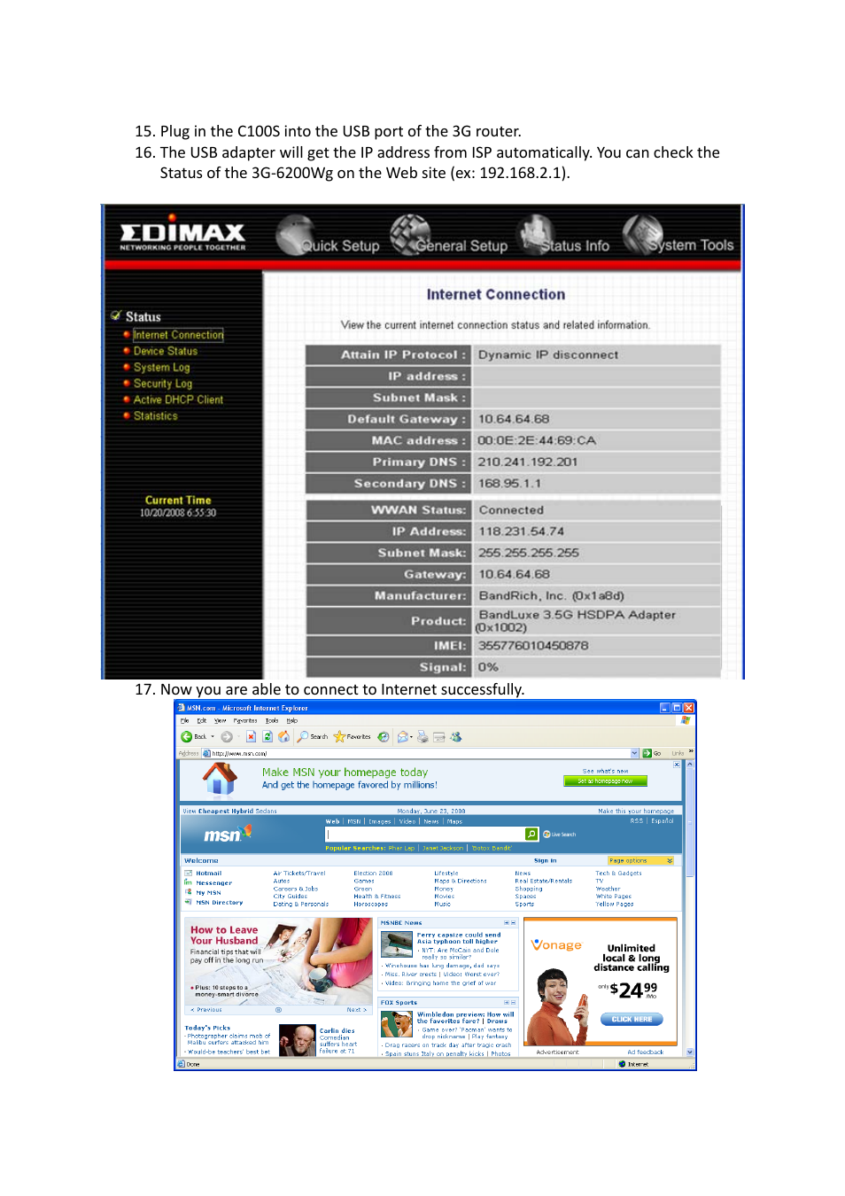 Edimax Technology 3G-6200Wg User Manual | Page 29 / 129