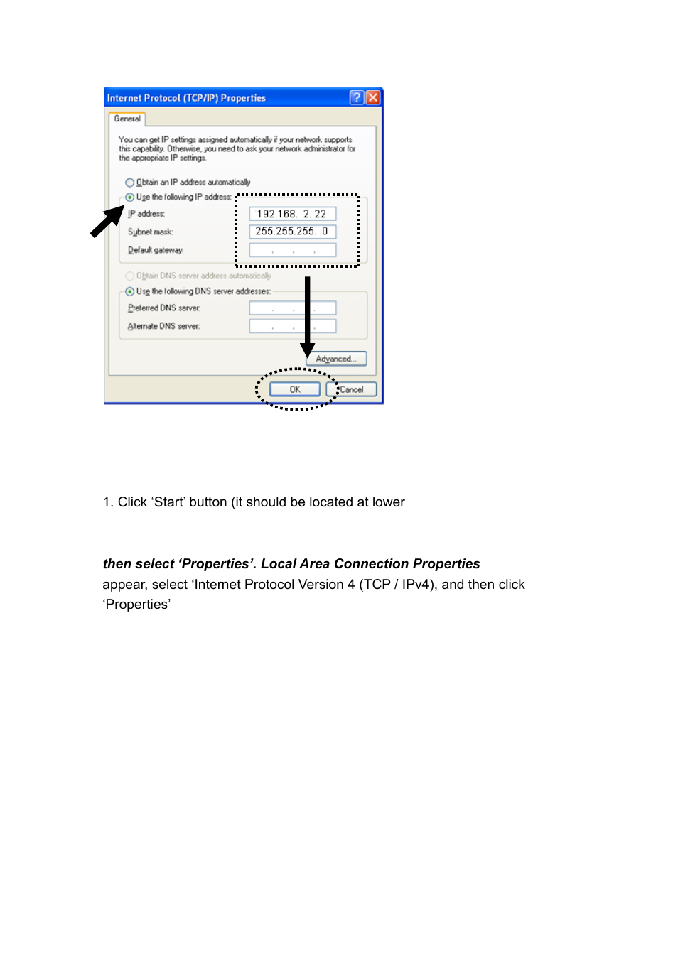 3-4 windows vista ip address setup | Edimax Technology WP-S1300 User Manual | Page 26 / 93