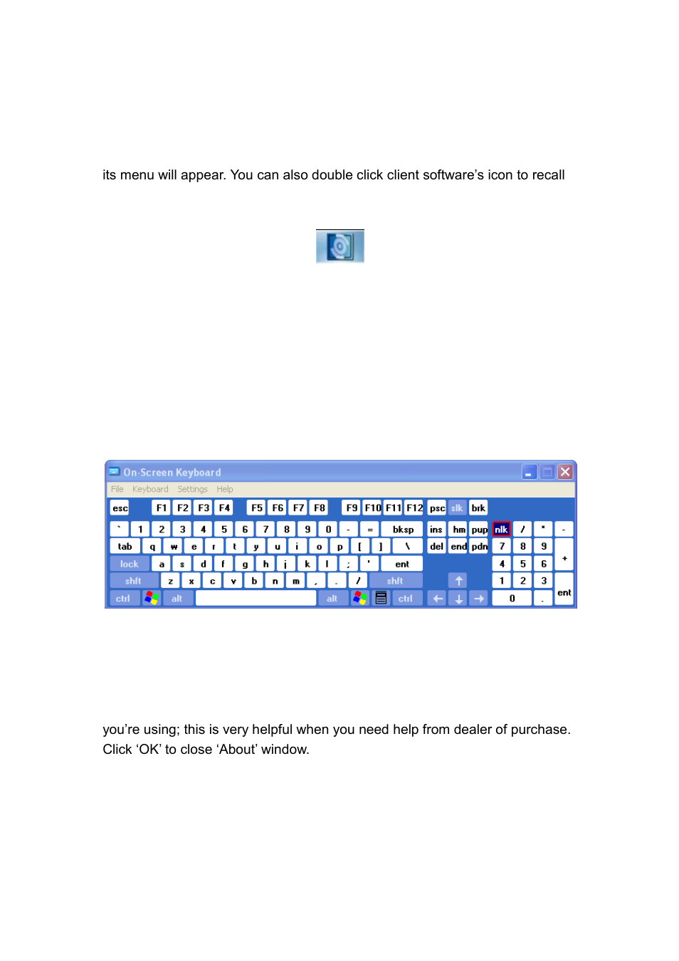 On-screen keyboard, About | Edimax Technology WP-S1300 User Manual | Page 42 / 93