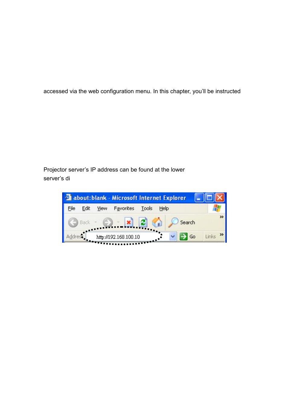 Chapter iii configure projector server, 1 connect to web configuration menu | Edimax Technology WP-S1300 User Manual | Page 54 / 93