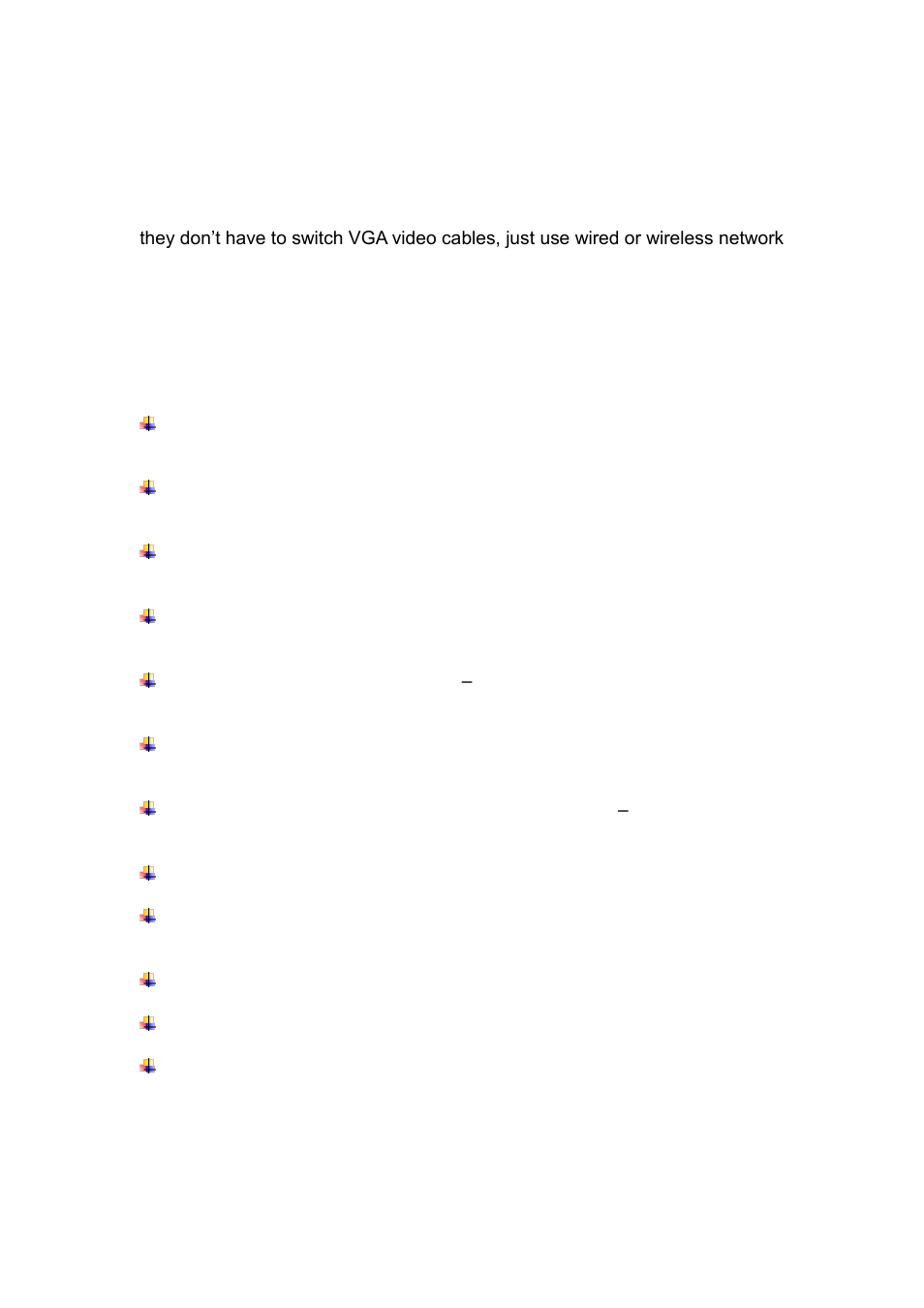 4 highlights of this wireless projector server | Edimax Technology WP-S1300 User Manual | Page 8 / 93