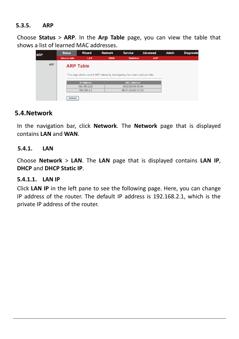 Etwork, Network | Edimax Technology AR-7211B V2 User Manual | Page 42 / 89