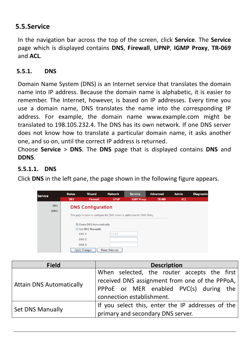 Ervice, Service | Edimax Technology AR-7211B V2 User Manual | Page 56 / 89