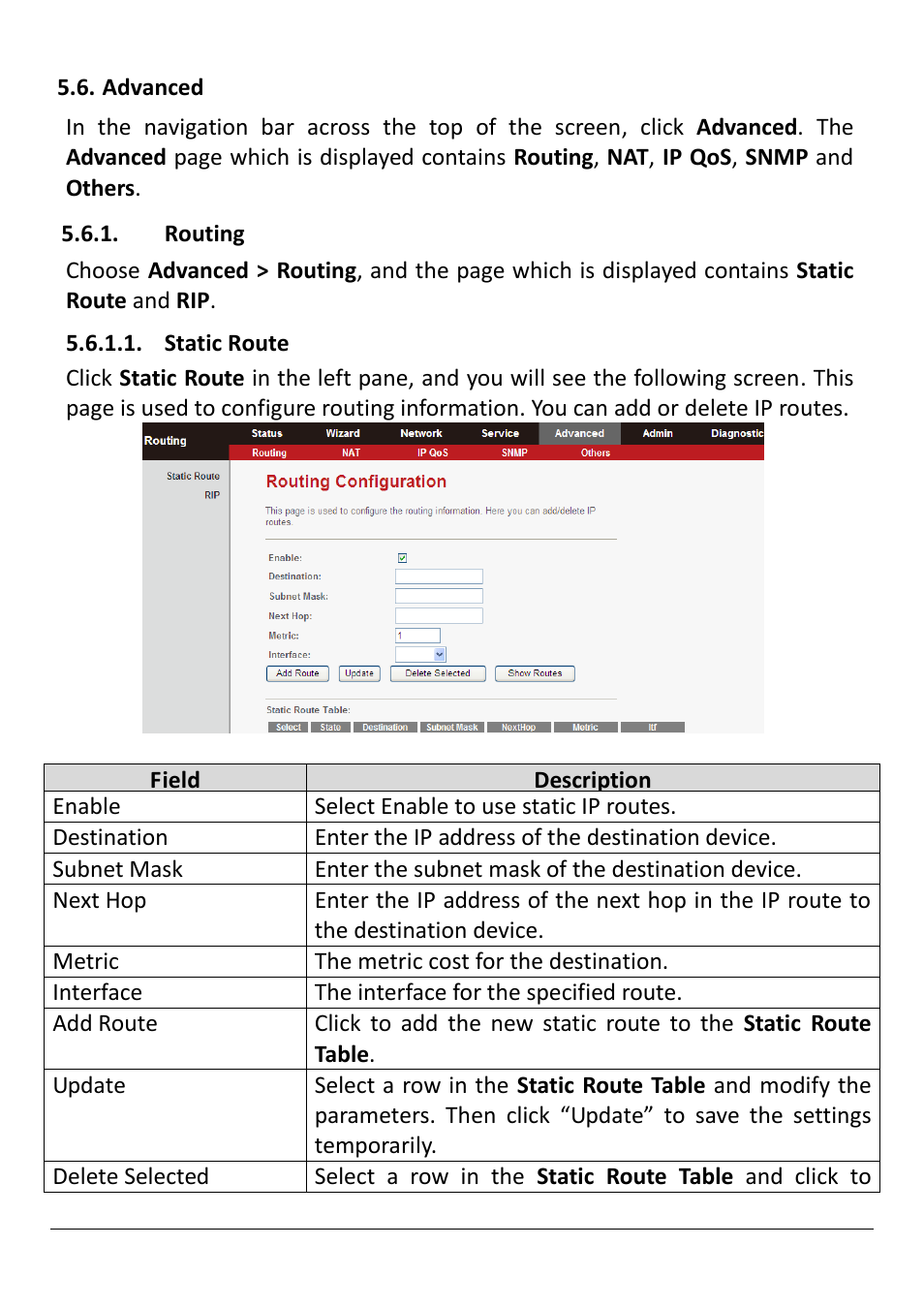 Dvanced, Routing | Edimax Technology AR-7211B V2 User Manual | Page 67 / 89