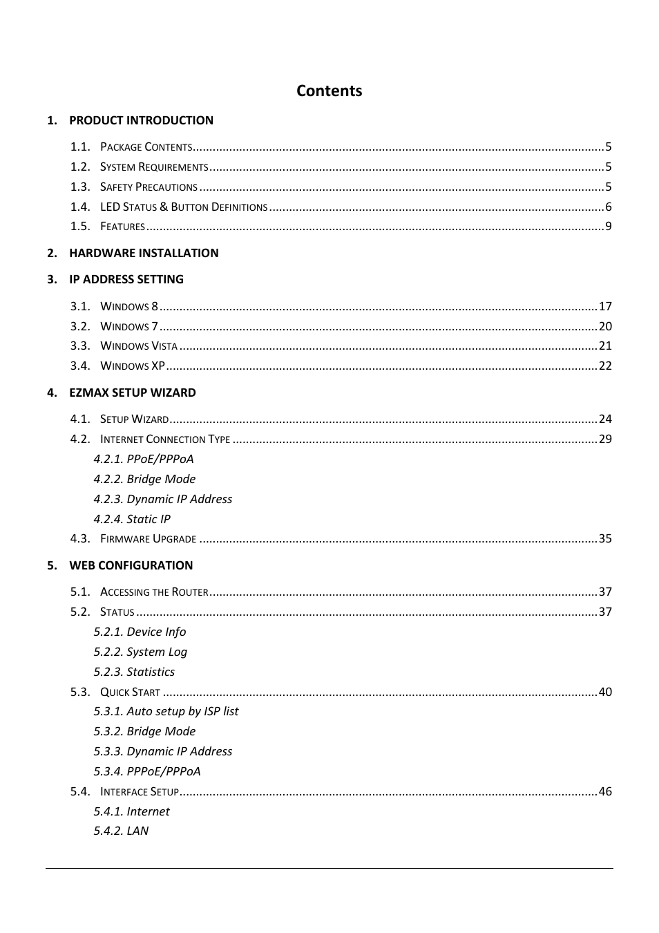Edimax Technology AR-7286WnB User Manual | Page 3 / 92