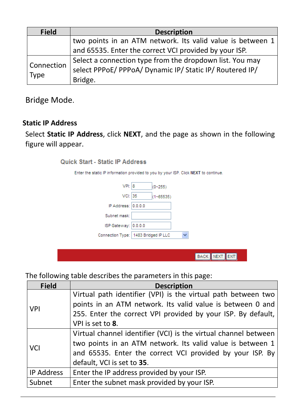 Bridge mode | Edimax Technology AR-7286WnB User Manual | Page 45 / 92