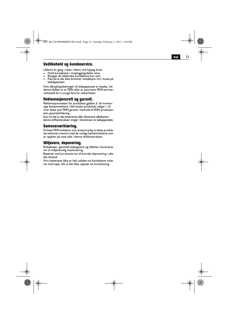 Fein ASCD 18 W4C аккумулятор User Manual | Page 33 / 105