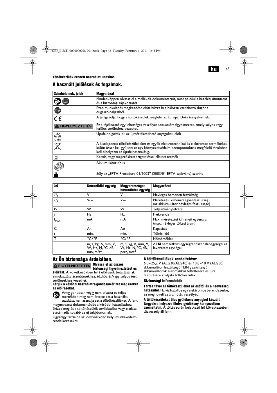 Fein ASCD 18 W4C аккумулятор User Manual | Page 43 / 105