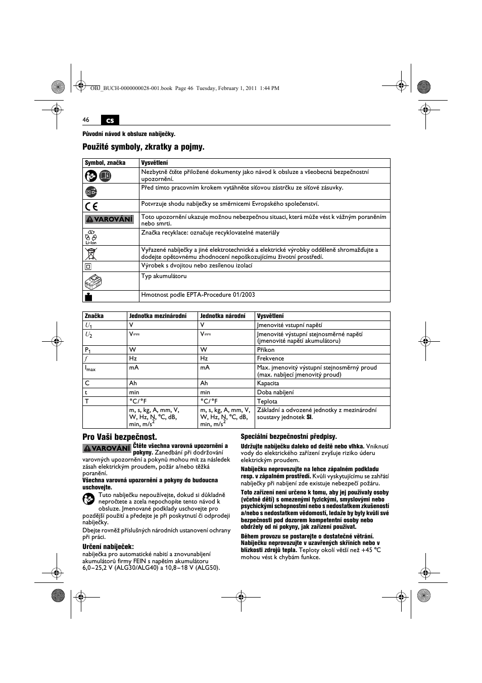 Fein ASCD 18 W4C аккумулятор User Manual | Page 46 / 105