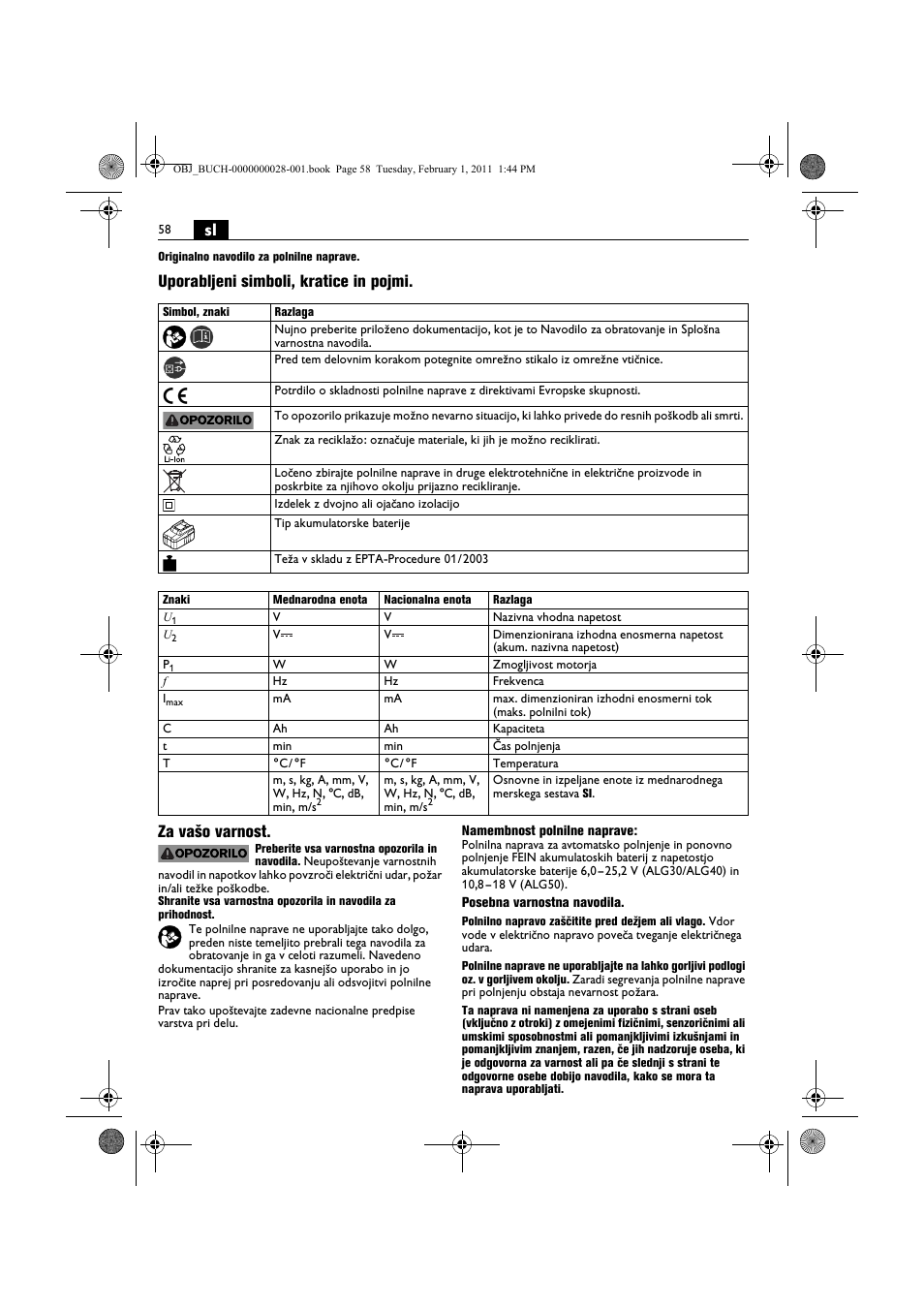 Fein ASCD 18 W4C аккумулятор User Manual | Page 58 / 105