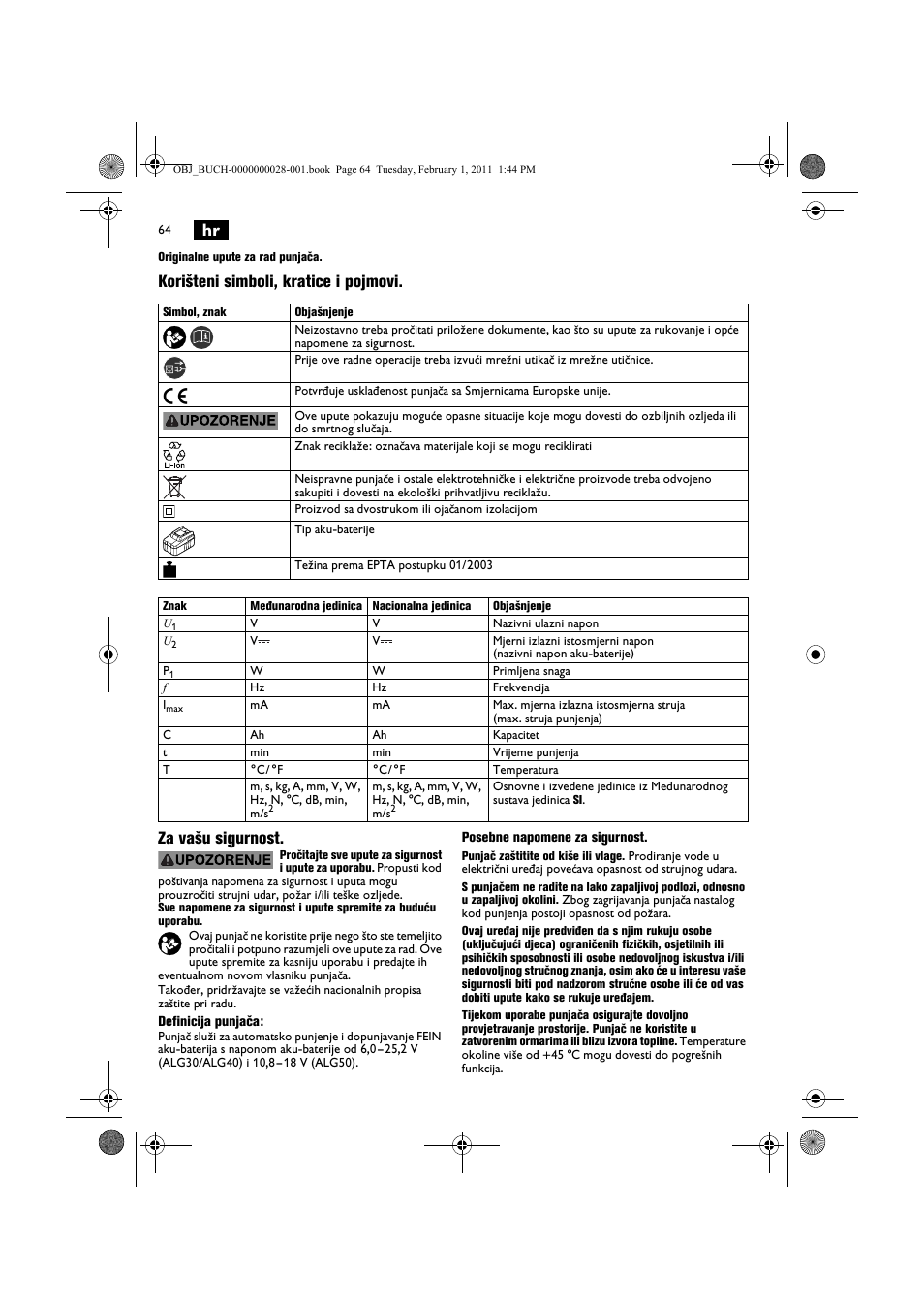 Fein ASCD 18 W4C аккумулятор User Manual | Page 64 / 105