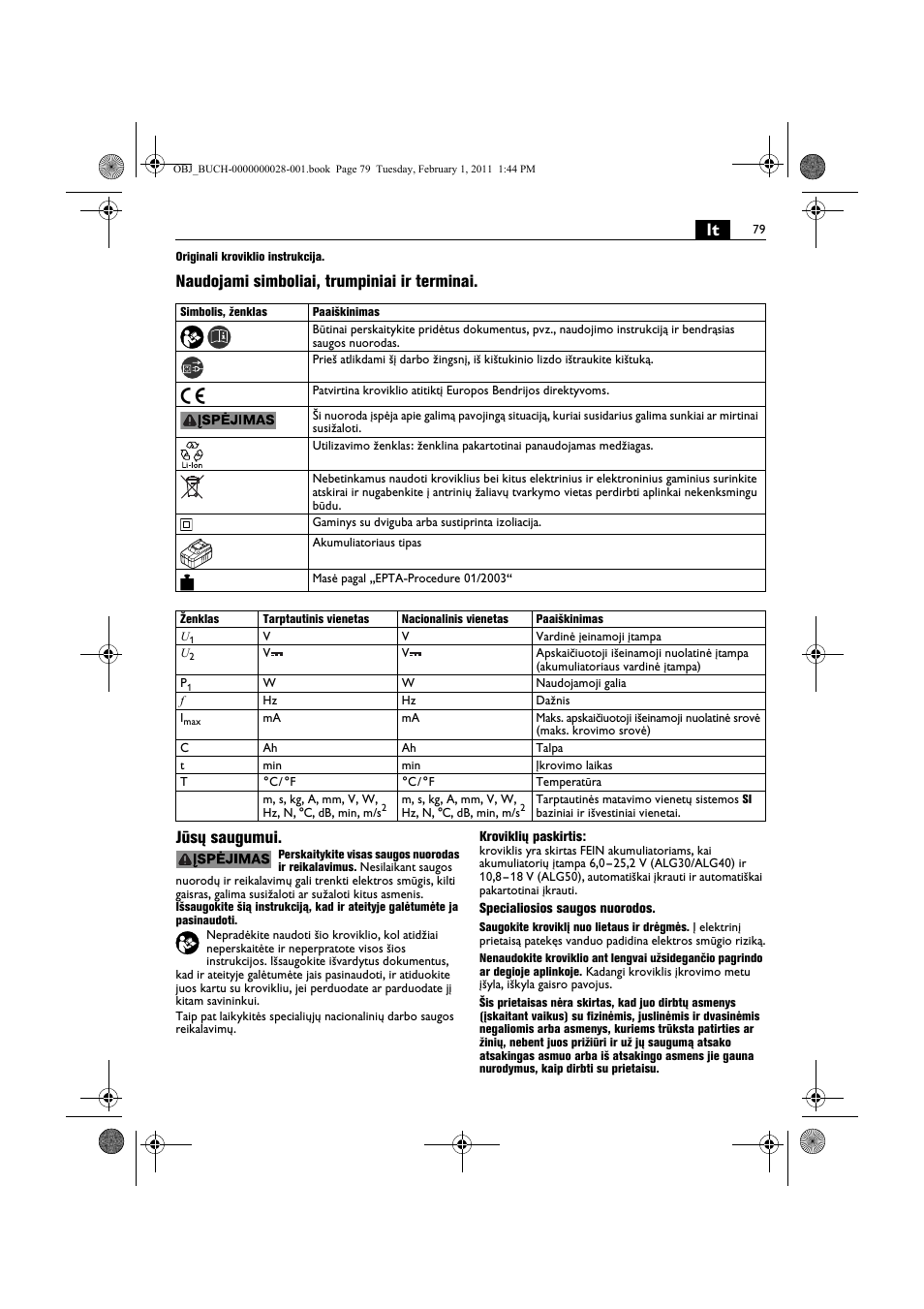 Fein ASCD 18 W4C аккумулятор User Manual | Page 79 / 105