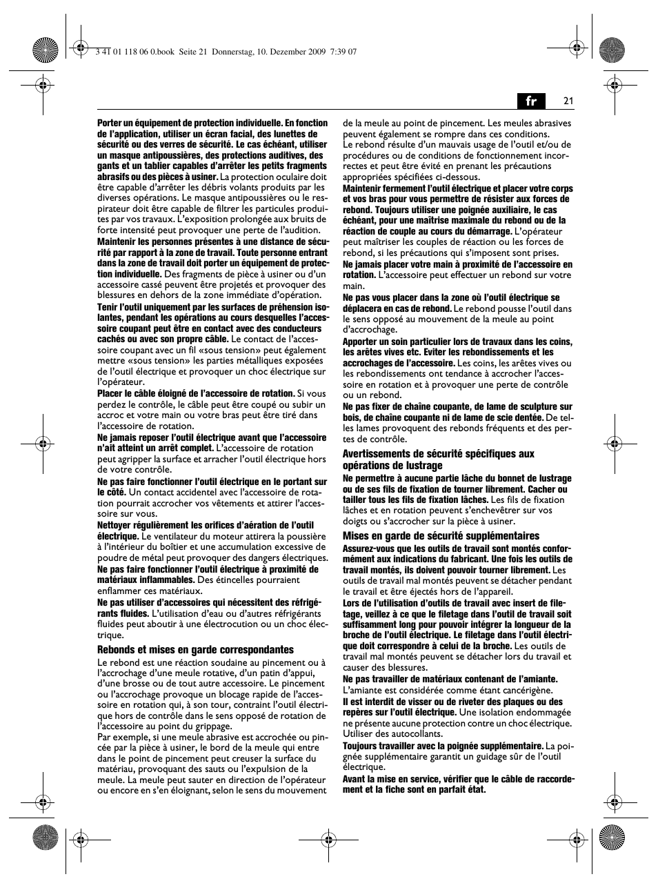 Fein WPO 14-15XE User Manual | Page 21 / 92