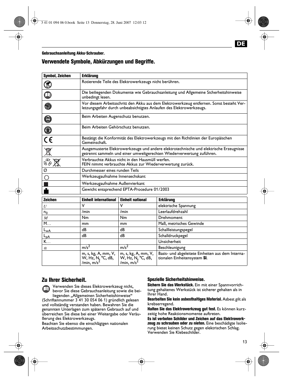 Fein ASM9-2 User Manual | Page 13 / 65
