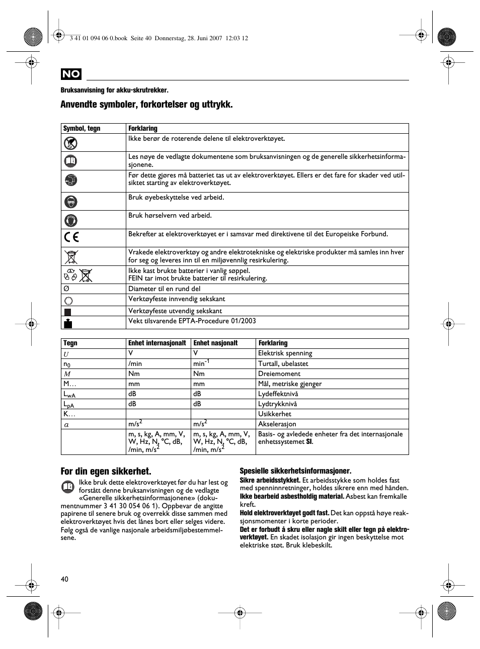 Fein ASM9-2 User Manual | Page 40 / 65