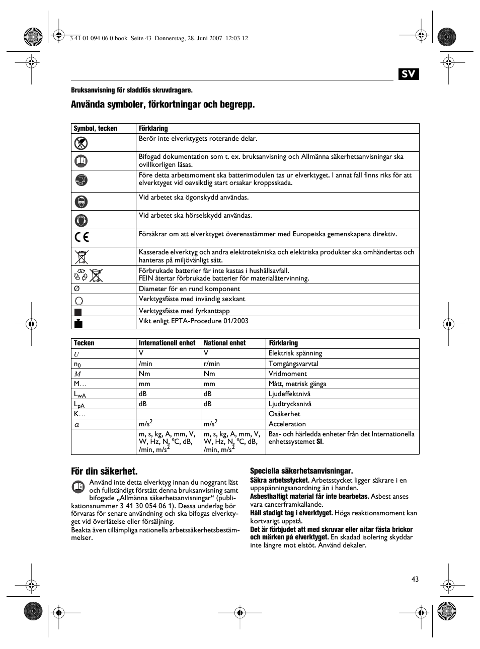 Fein ASM9-2 User Manual | Page 43 / 65