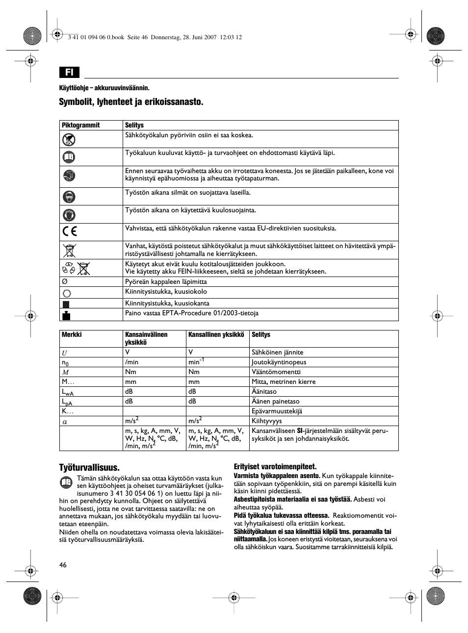 Fein ASM9-2 User Manual | Page 46 / 65