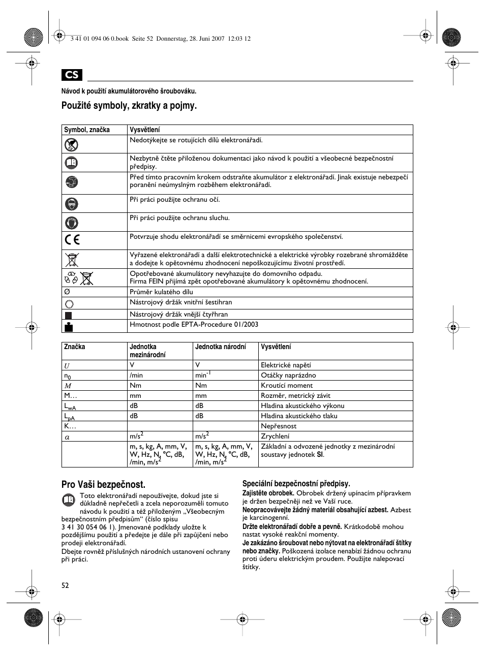 Fein ASM9-2 User Manual | Page 52 / 65