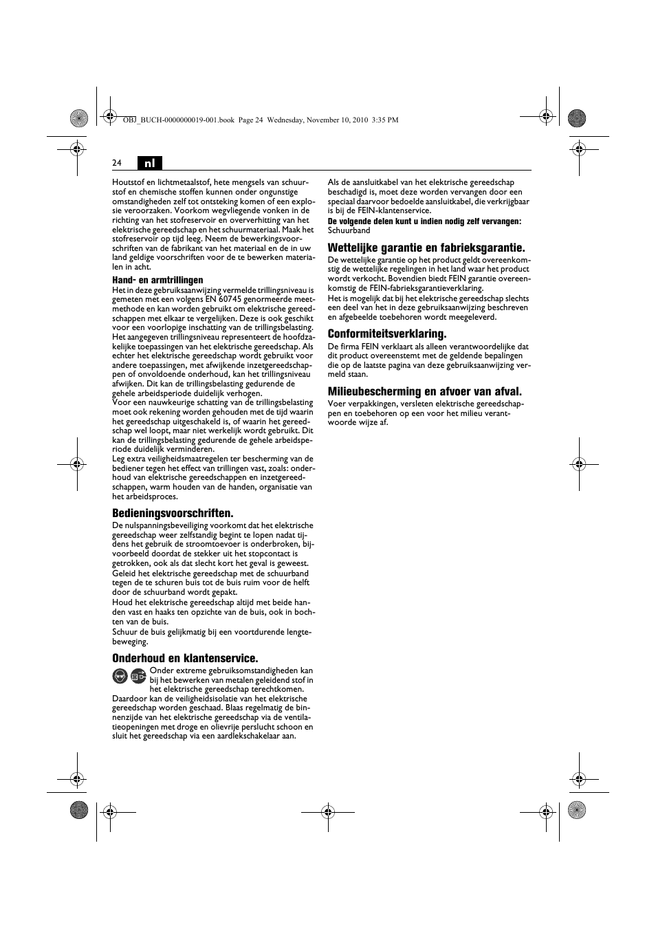 Fein RS 10-70E User Manual | Page 24 / 113