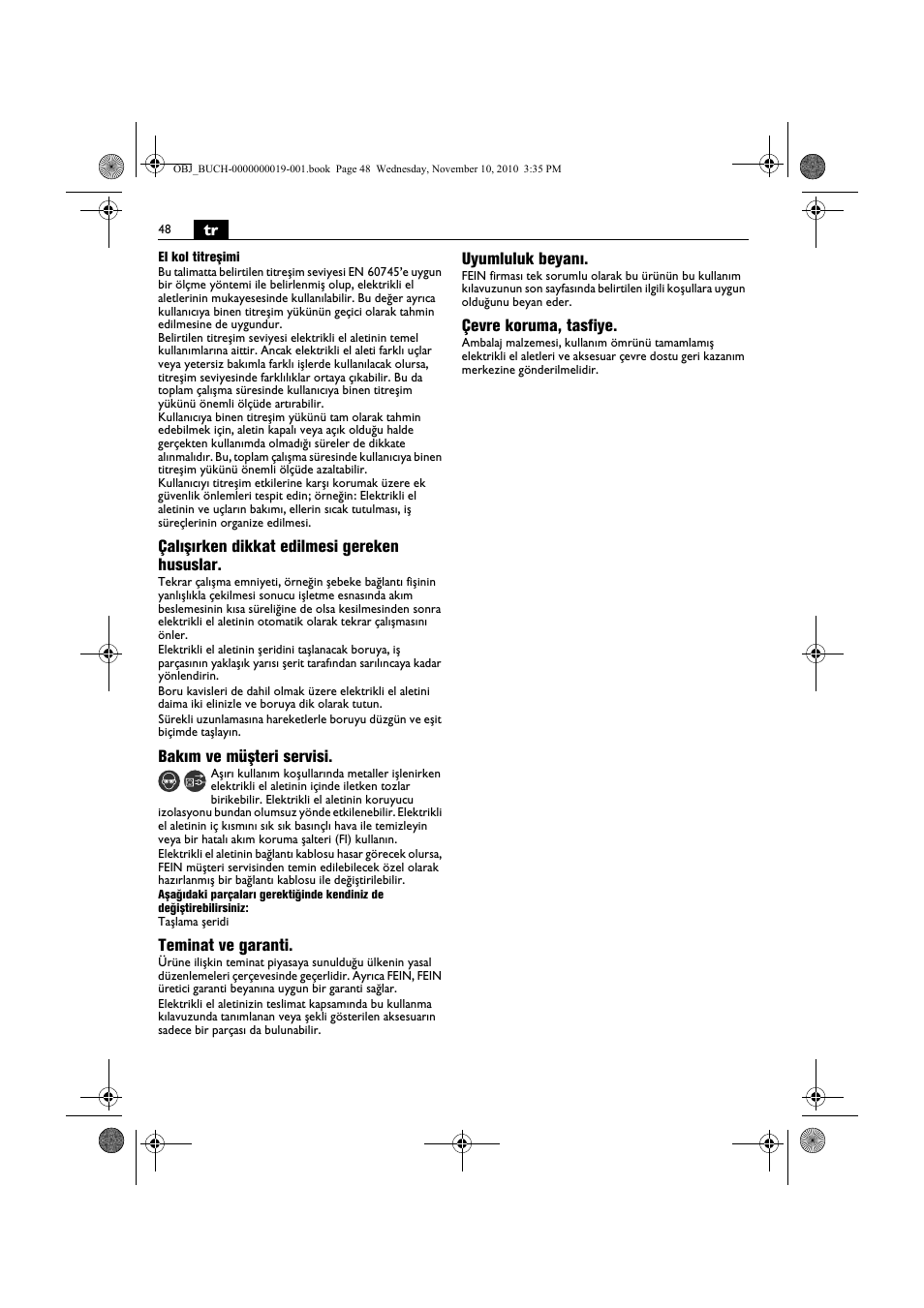 Fein RS 10-70E User Manual | Page 48 / 113