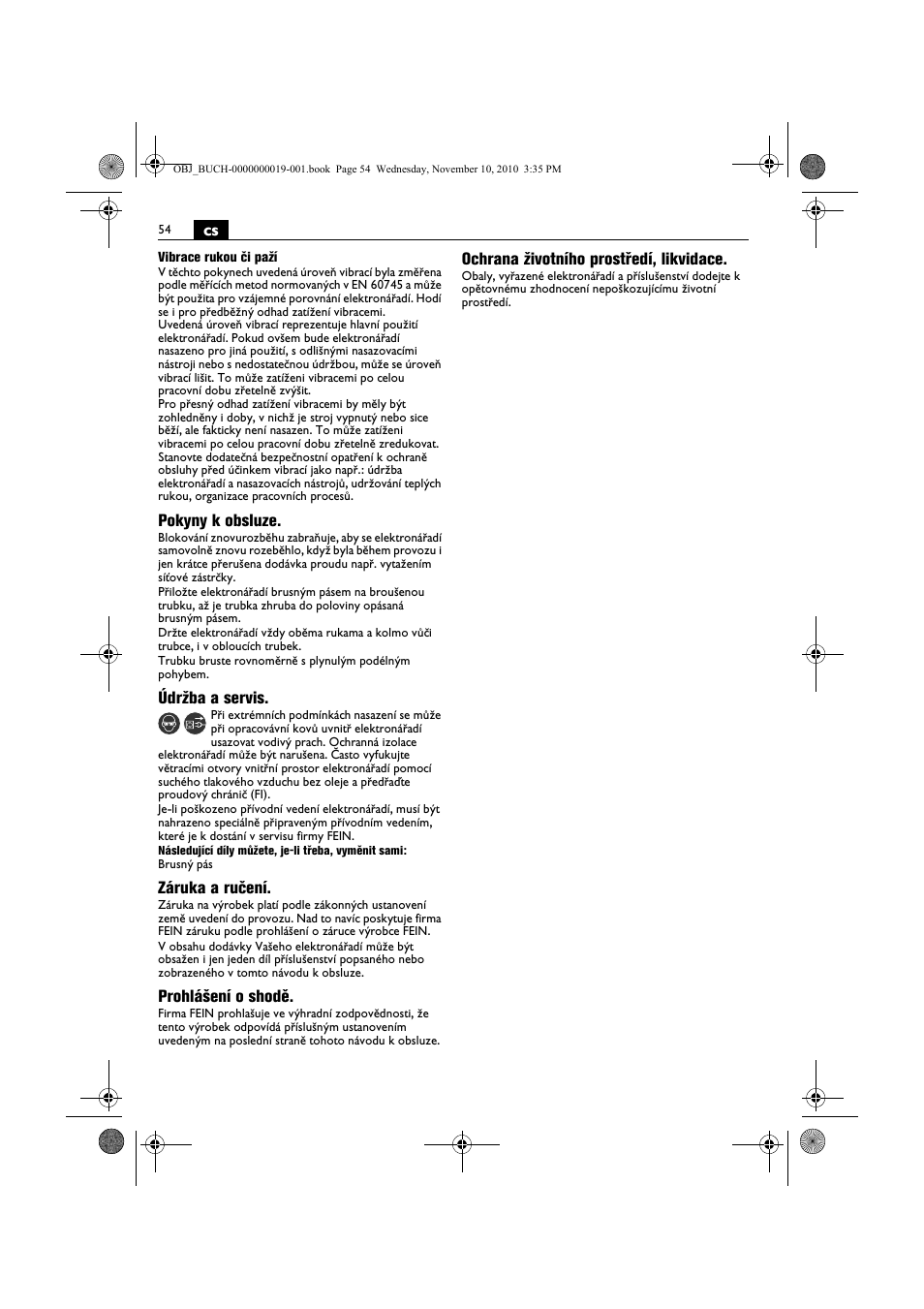 Fein RS 10-70E User Manual | Page 54 / 113