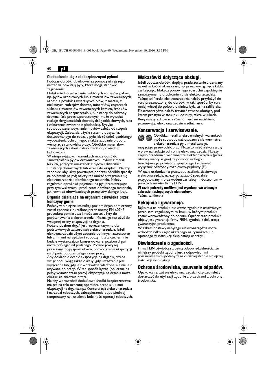Fein RS 10-70E User Manual | Page 60 / 113