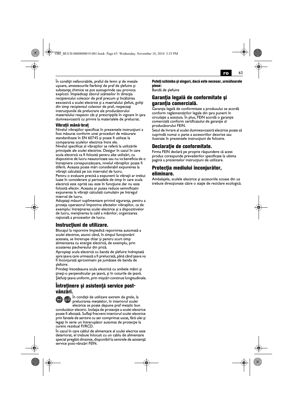 Fein RS 10-70E User Manual | Page 63 / 113