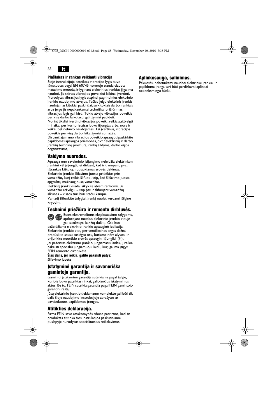 Fein RS 10-70E User Manual | Page 88 / 113