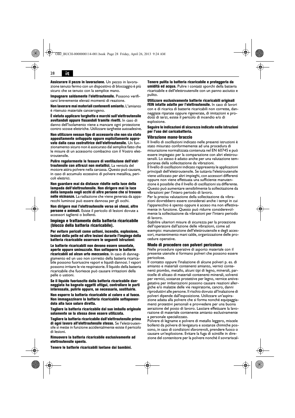 Fein ASCM_18QXC User Manual | Page 28 / 154