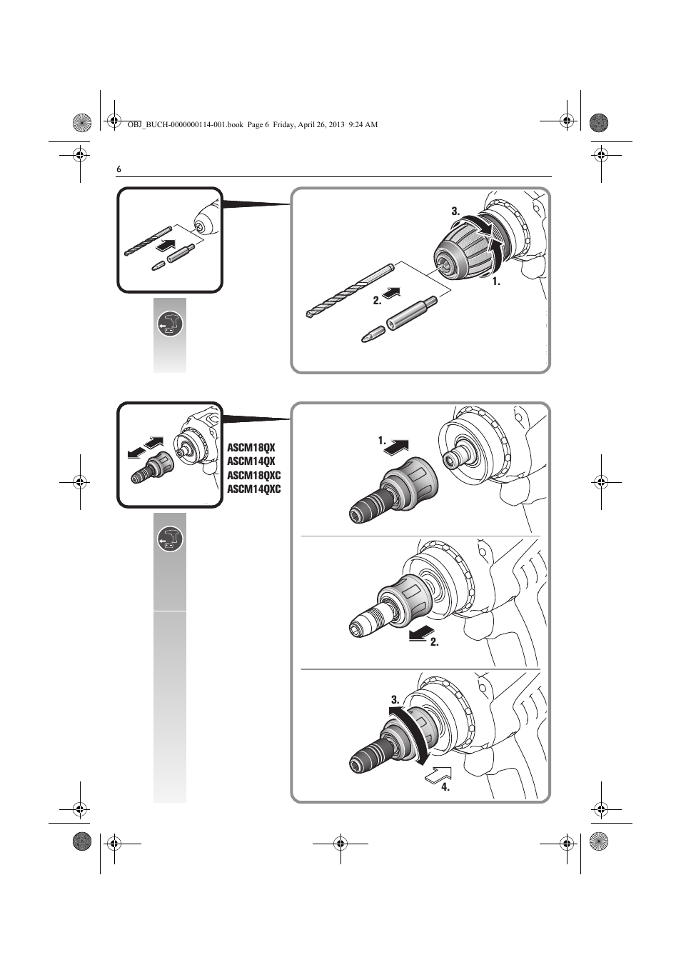 Fein ASCM_18QXC User Manual | Page 6 / 154