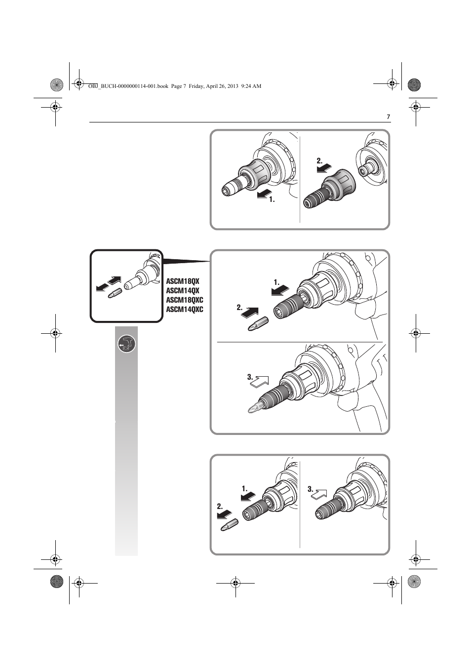 Fein ASCM_18QXC User Manual | Page 7 / 154