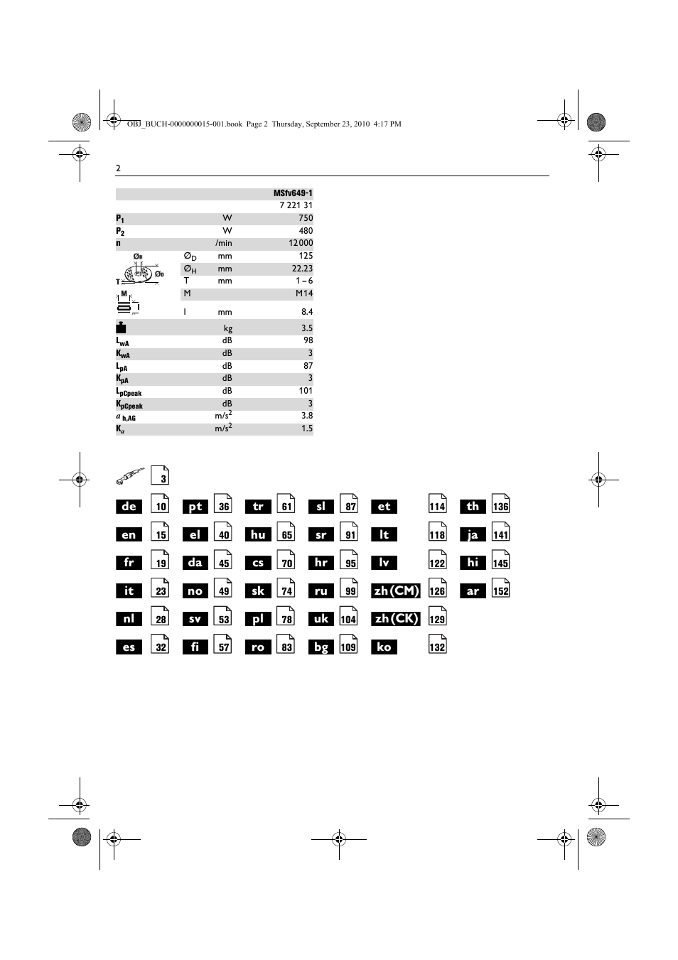 Fein MSfv_649_1 User Manual | Page 2 / 152