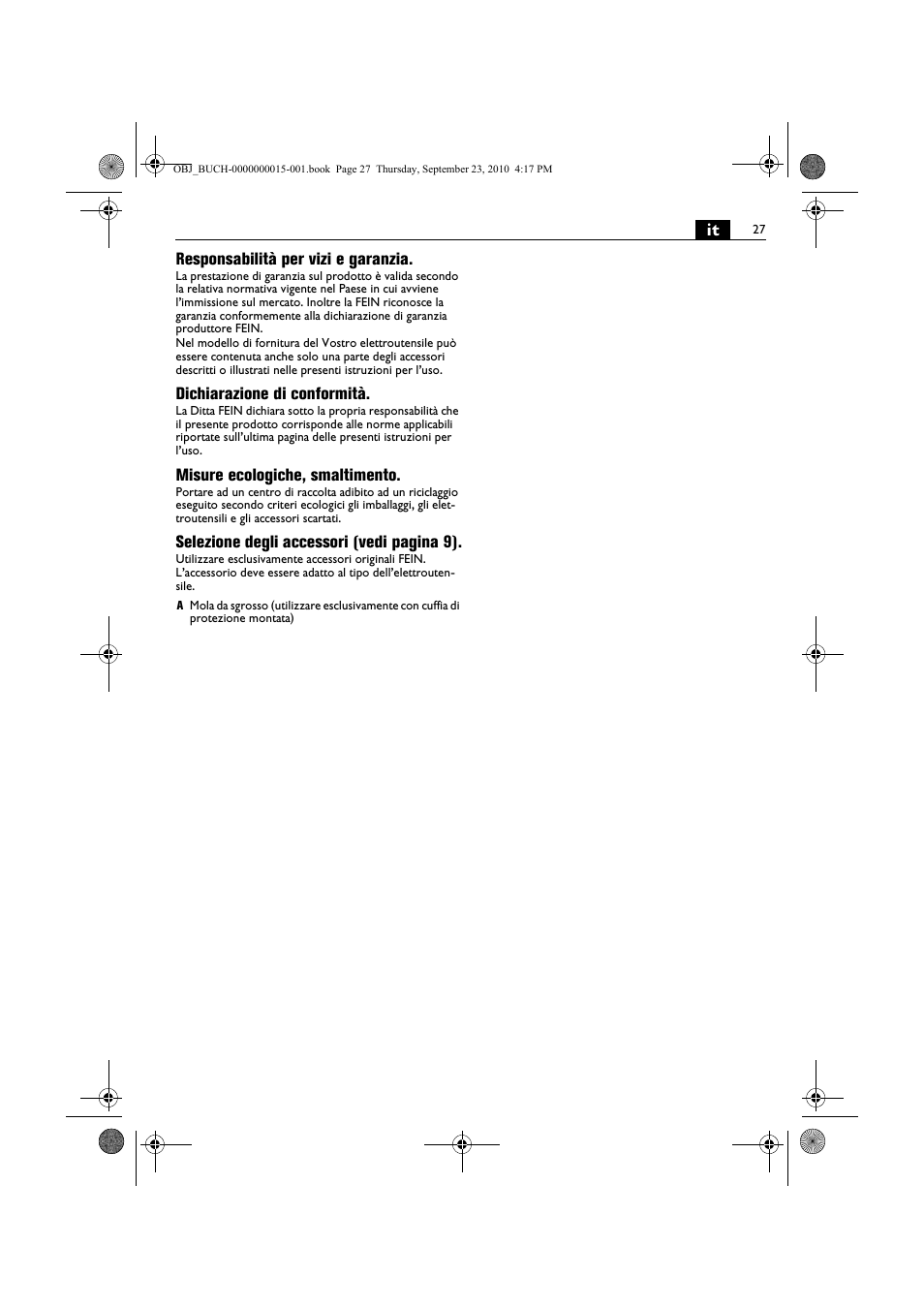 Fein MSfv_649_1 User Manual | Page 27 / 152