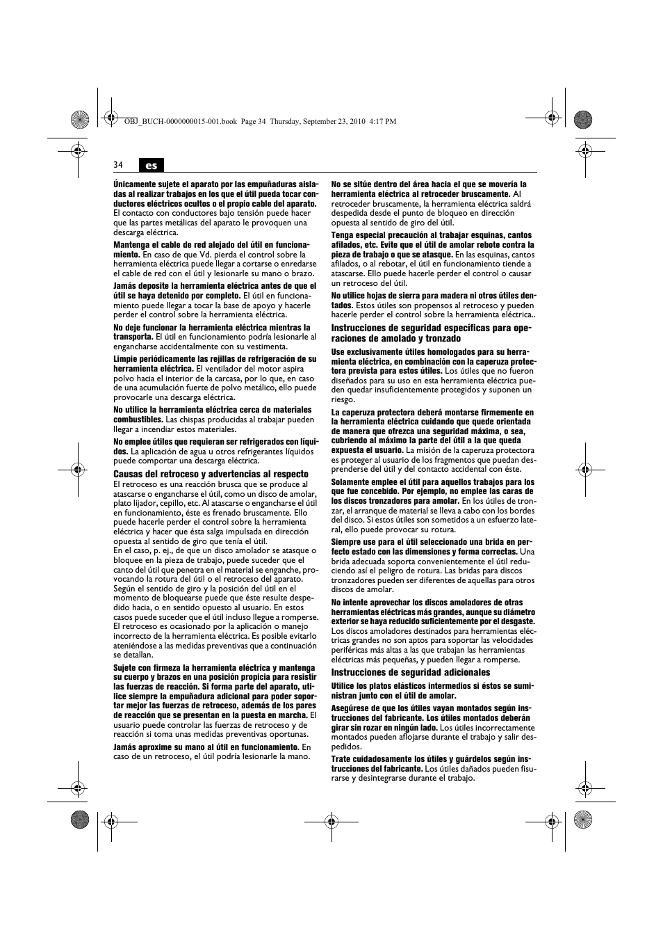 Fein MSfv_649_1 User Manual | Page 34 / 152