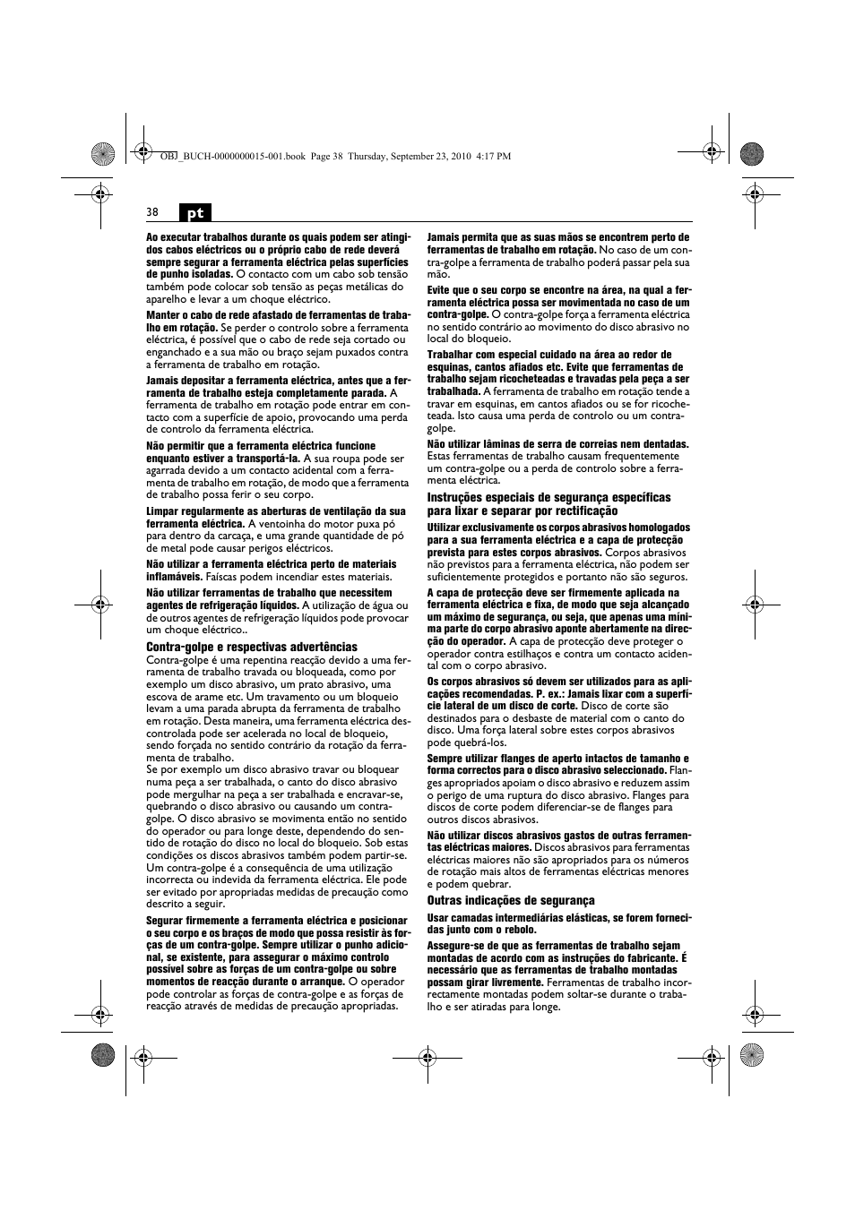 Fein MSfv_649_1 User Manual | Page 38 / 152