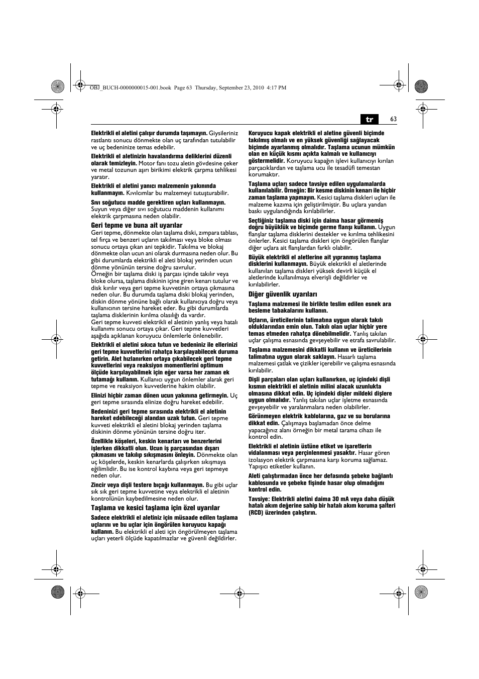 Fein MSfv_649_1 User Manual | Page 63 / 152