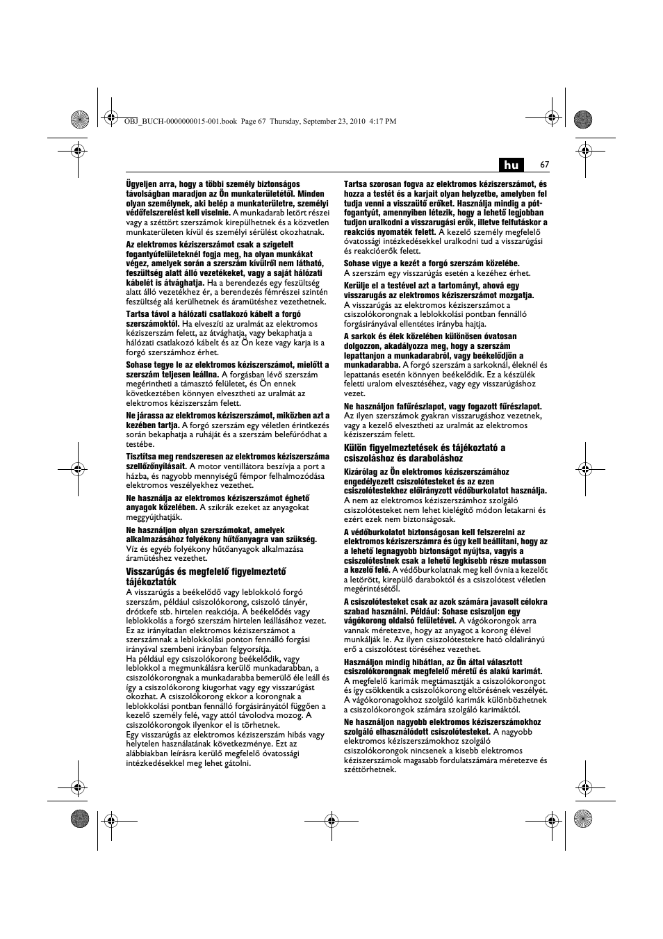 Fein MSfv_649_1 User Manual | Page 67 / 152