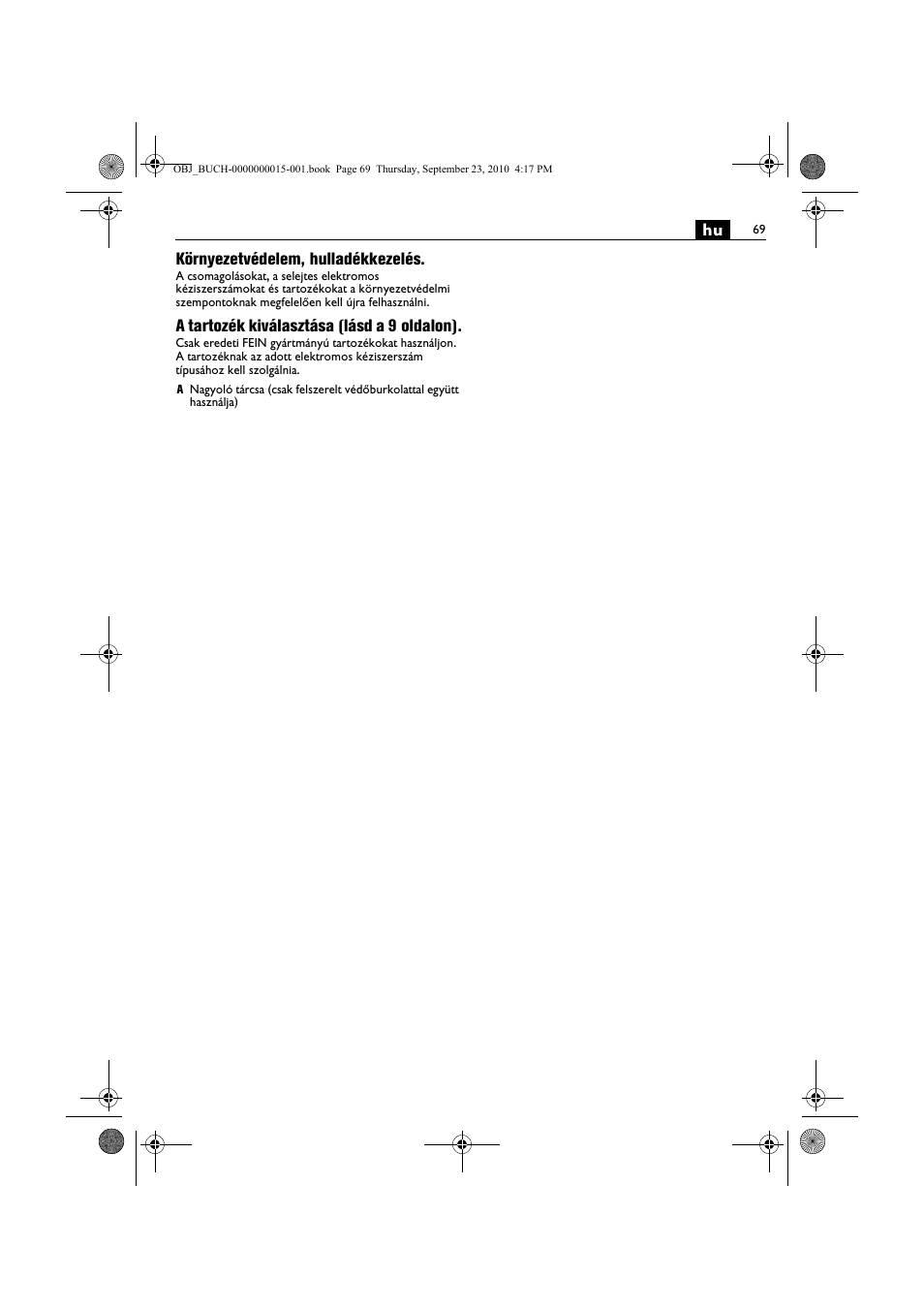 Fein MSfv_649_1 User Manual | Page 69 / 152